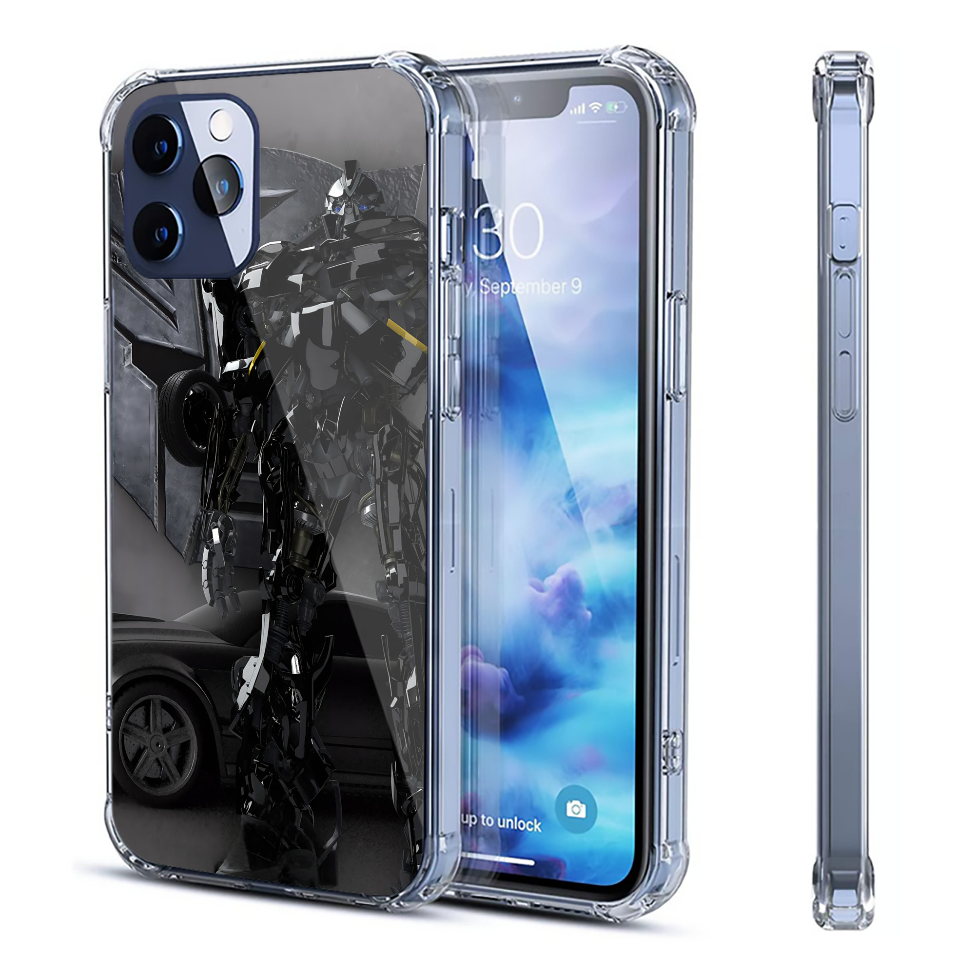 （画像用） Transformers トランスフォーマー 【iPhone 12シリーズ対応】透明スマホケース（クリアソフトケース）